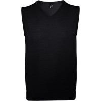 Жилет унисекс Gentlemen черный, 3XL