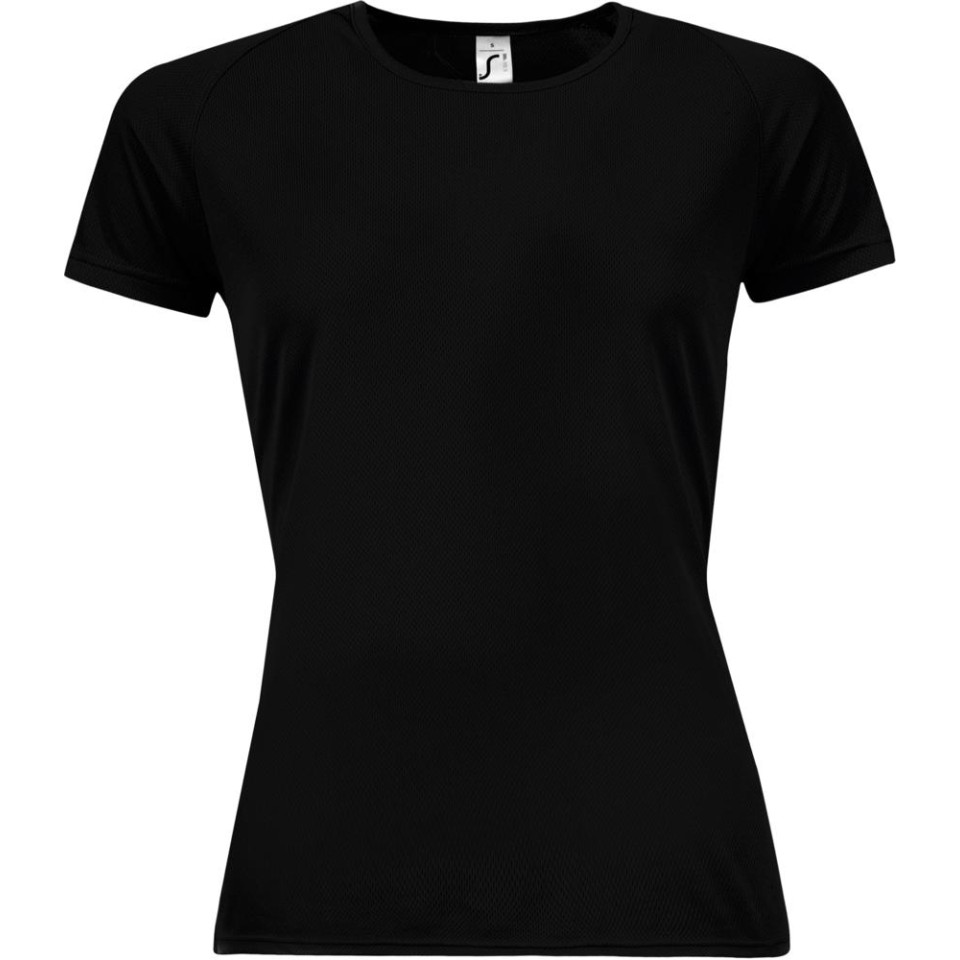 Футболка женская Sporty Women 140 черная, M