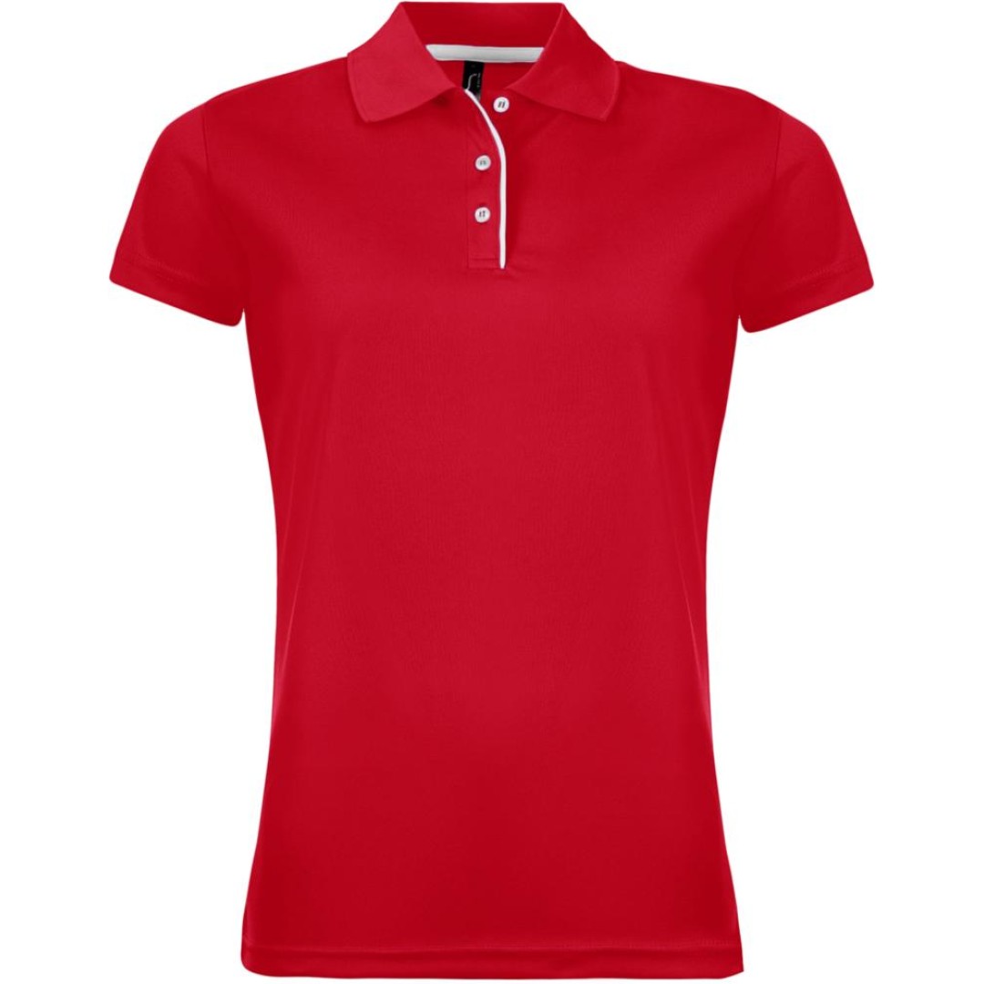 Рубашка поло женская Performer Women 180 красная