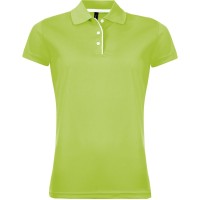 Рубашка поло женская Performer Women 180 зеленое яблоко, L