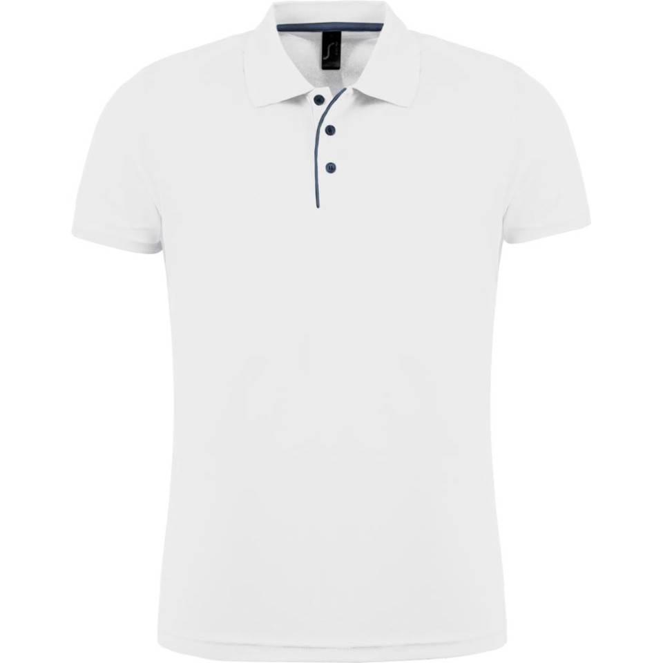 Рубашка поло мужская Performer Men 180 белая, L