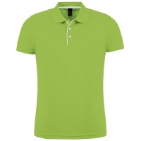 Рубашка поло мужская Performer Men 180 зеленое яблоко, L