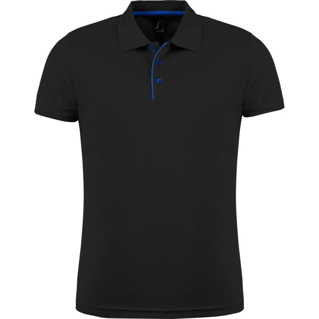 Рубашка поло мужская Performer Men 180 черная, L