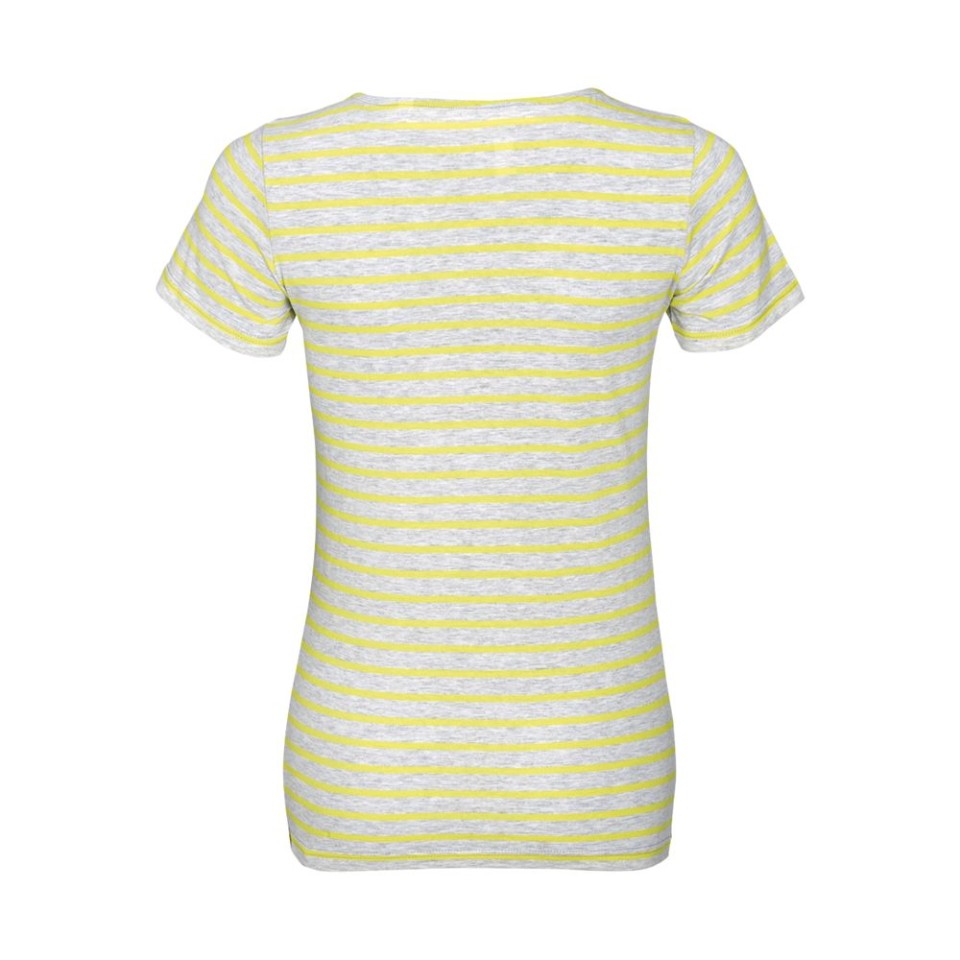 Футболка Miles Women серый с желтым, L