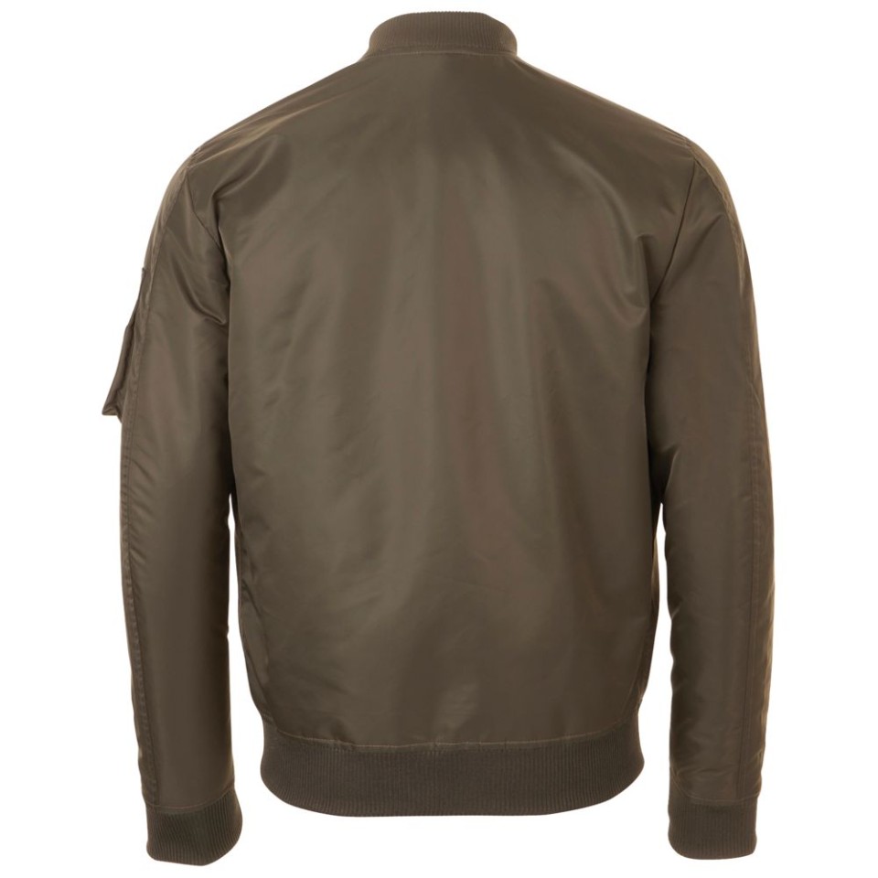 Куртка бомбер унисекс Rebel коричневая, 3XL