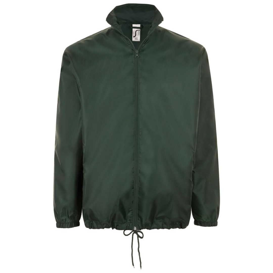 Ветровка унисекс Shift зеленая, XS