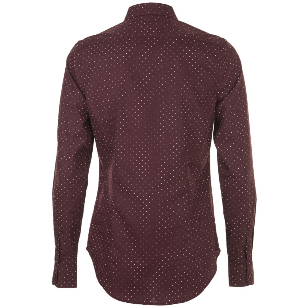 Рубашка женская Becker Women, бордовая с белым, XL