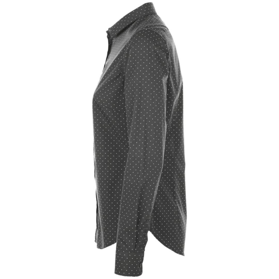 Рубашка женская Becker Women, темно-серая с белым, XS