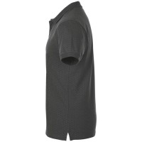 Рубашка поло мужская Brandy Men, темно-серая с белым, L