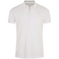 Рубашка поло мужская Brandy Men, белая с темно-синим, M