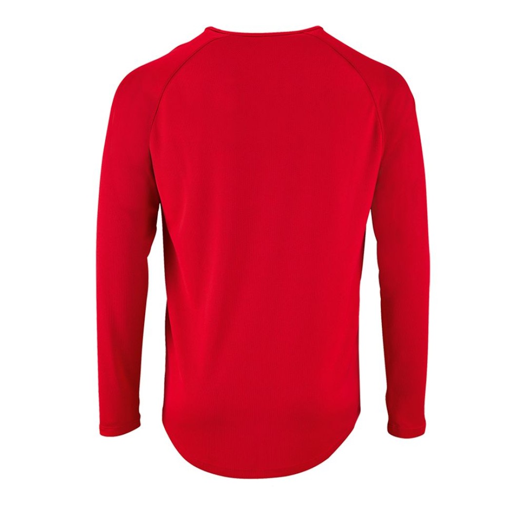 Футболка с длинным рукавом Sporty LSL Men красная, S