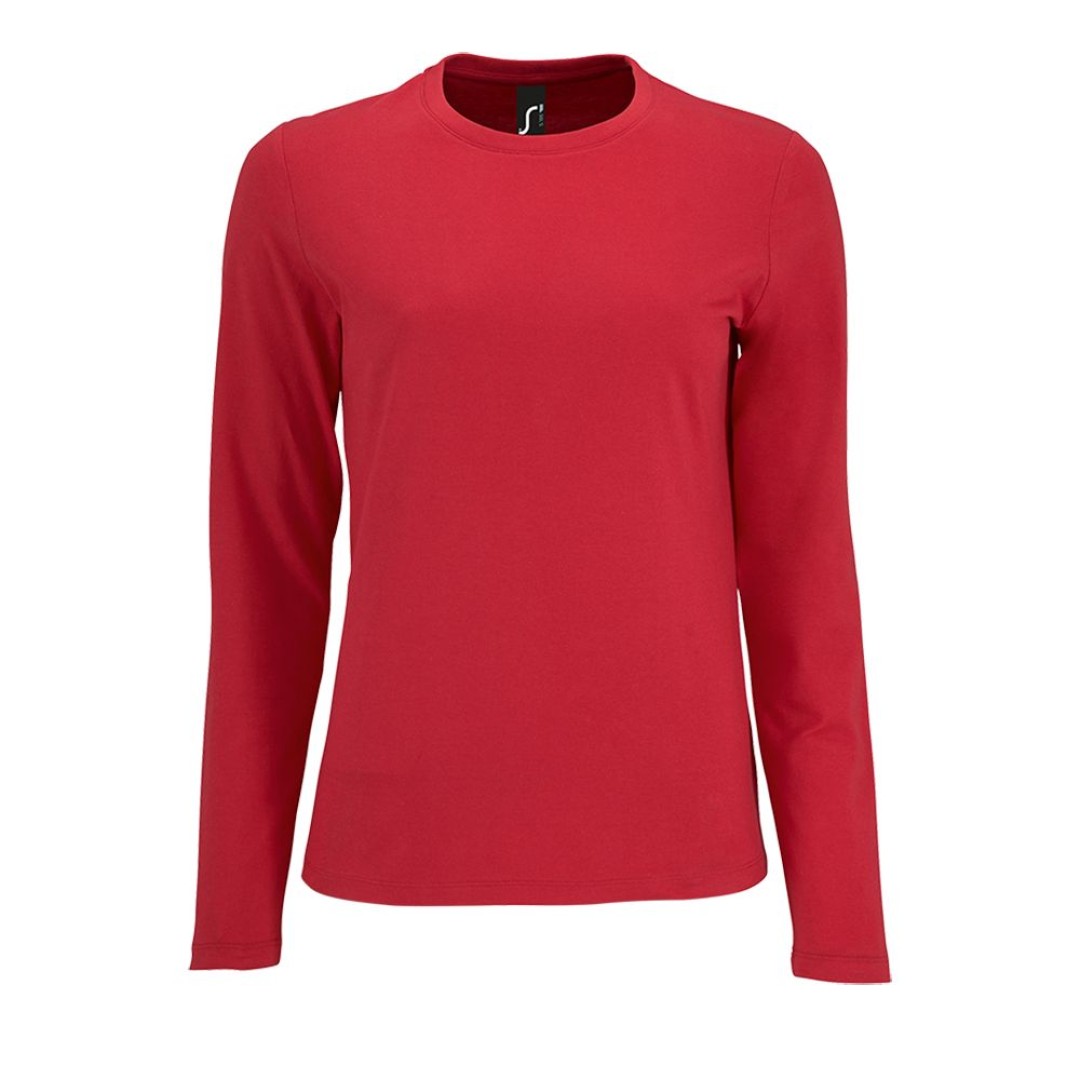 Футболка с длинными рукавами Imperial LSL Women красная, L