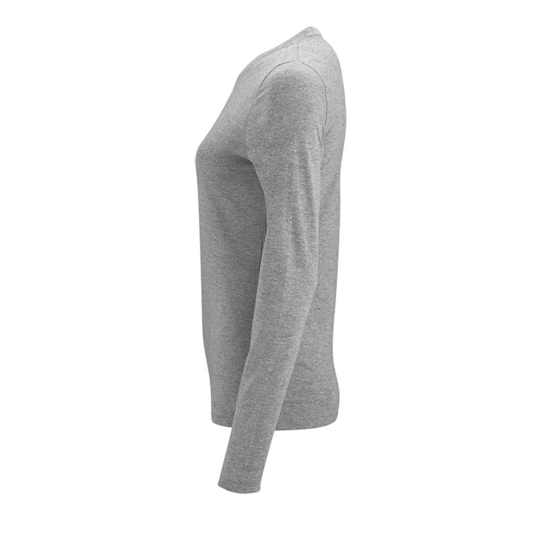 Футболка с длинным рукавом Imperial LSL Women серый меланж, XL