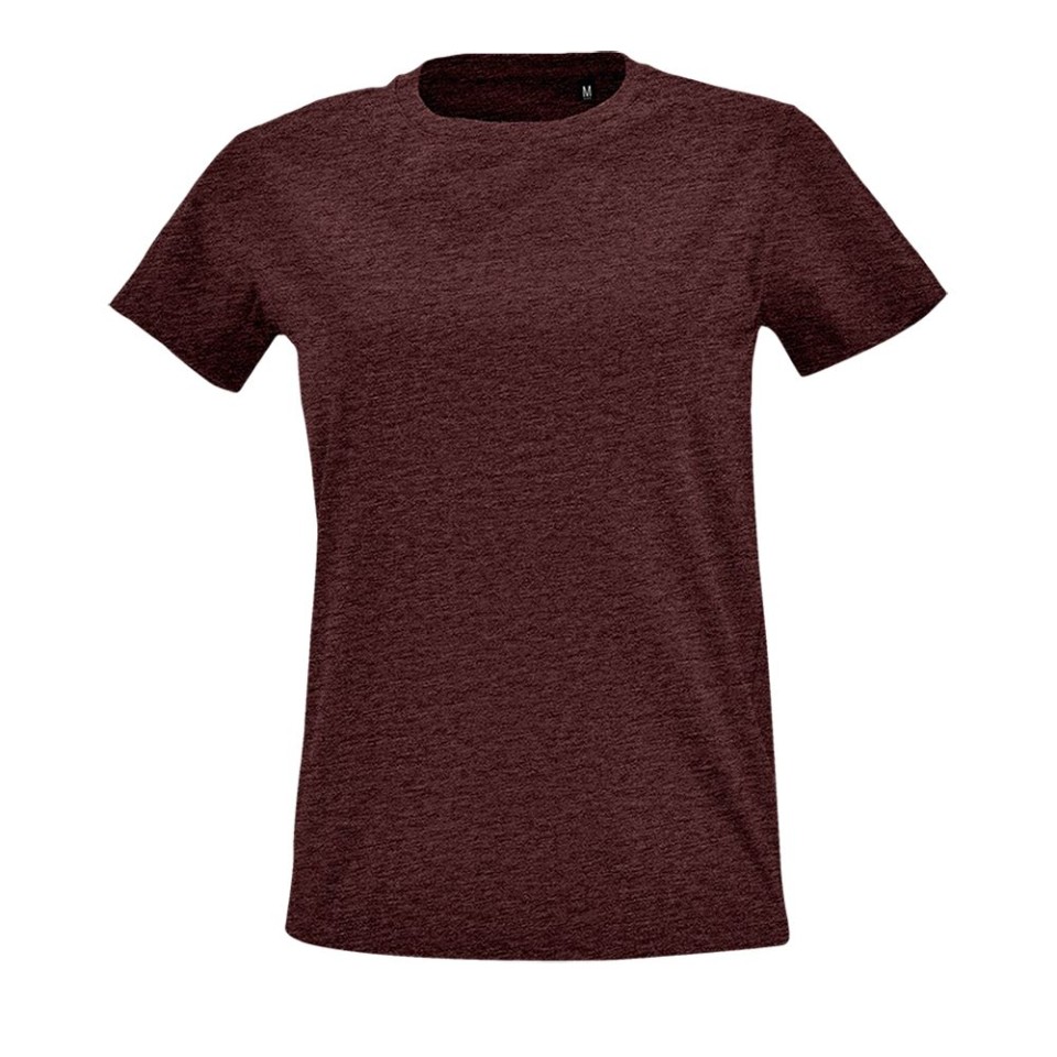 Футболка женская Imperial Fit Women бордовый меланж, S