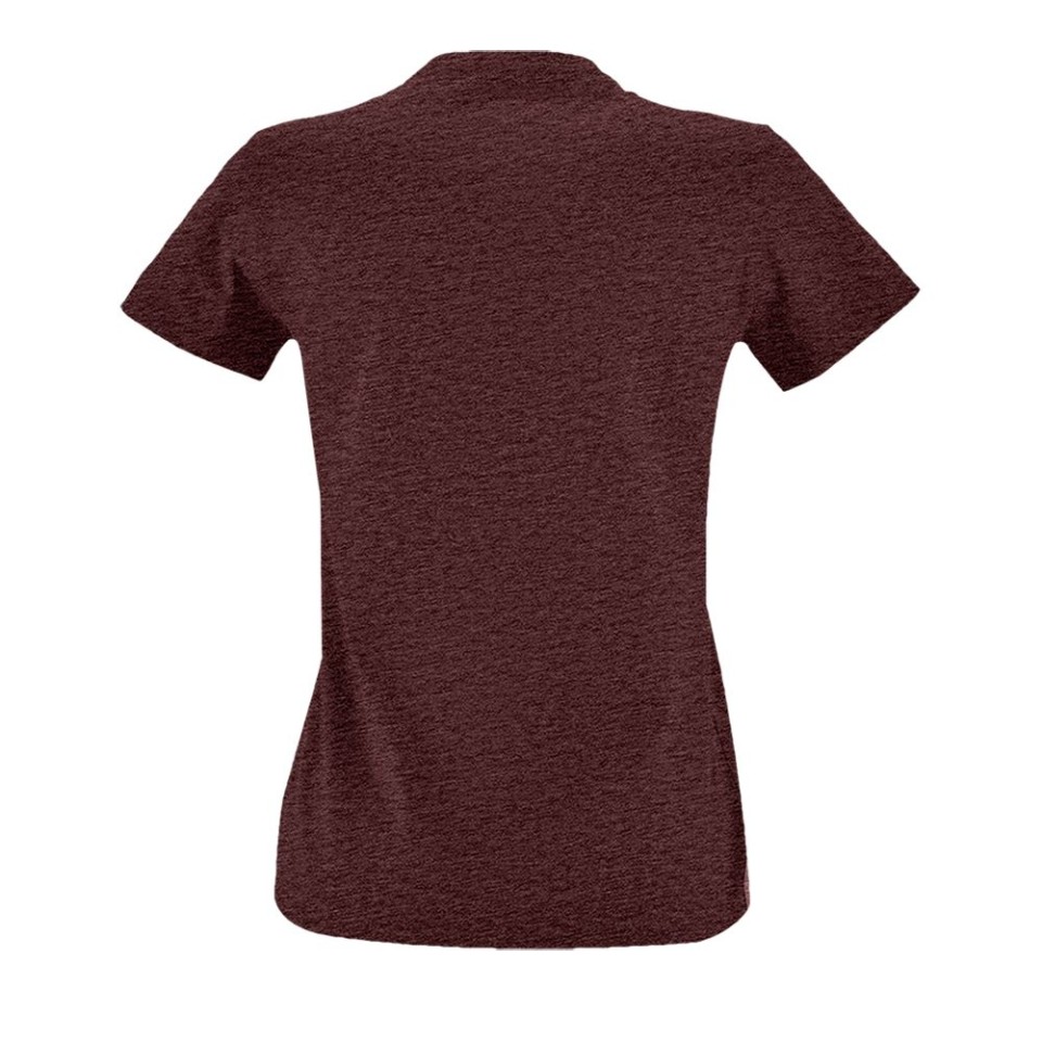 Футболка женская Imperial Fit Women бордовый меланж, S