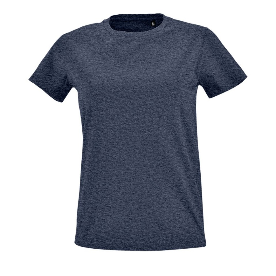 Футболка женская Imperial Fit Women синий меланж, XXL