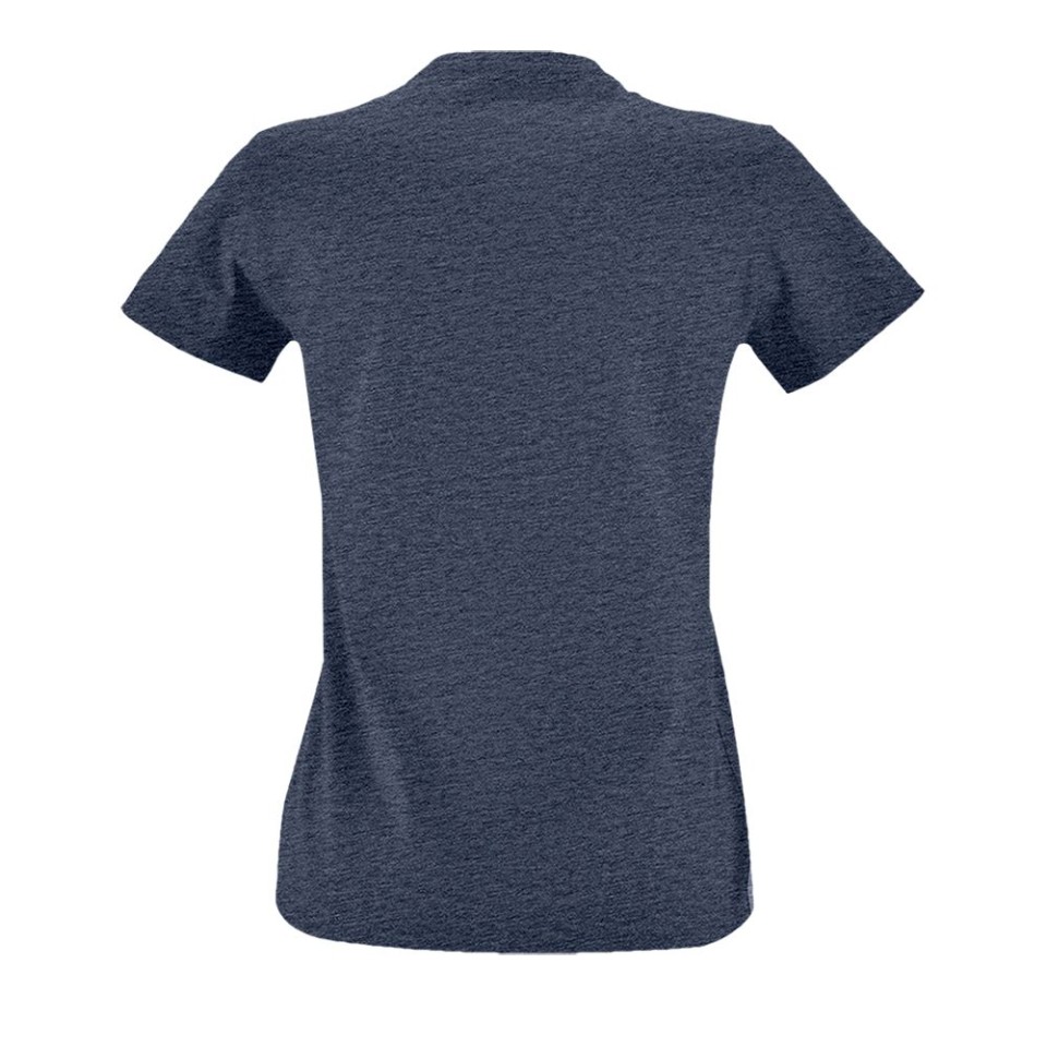 Футболка женская Imperial Fit Women синий меланж, XXL