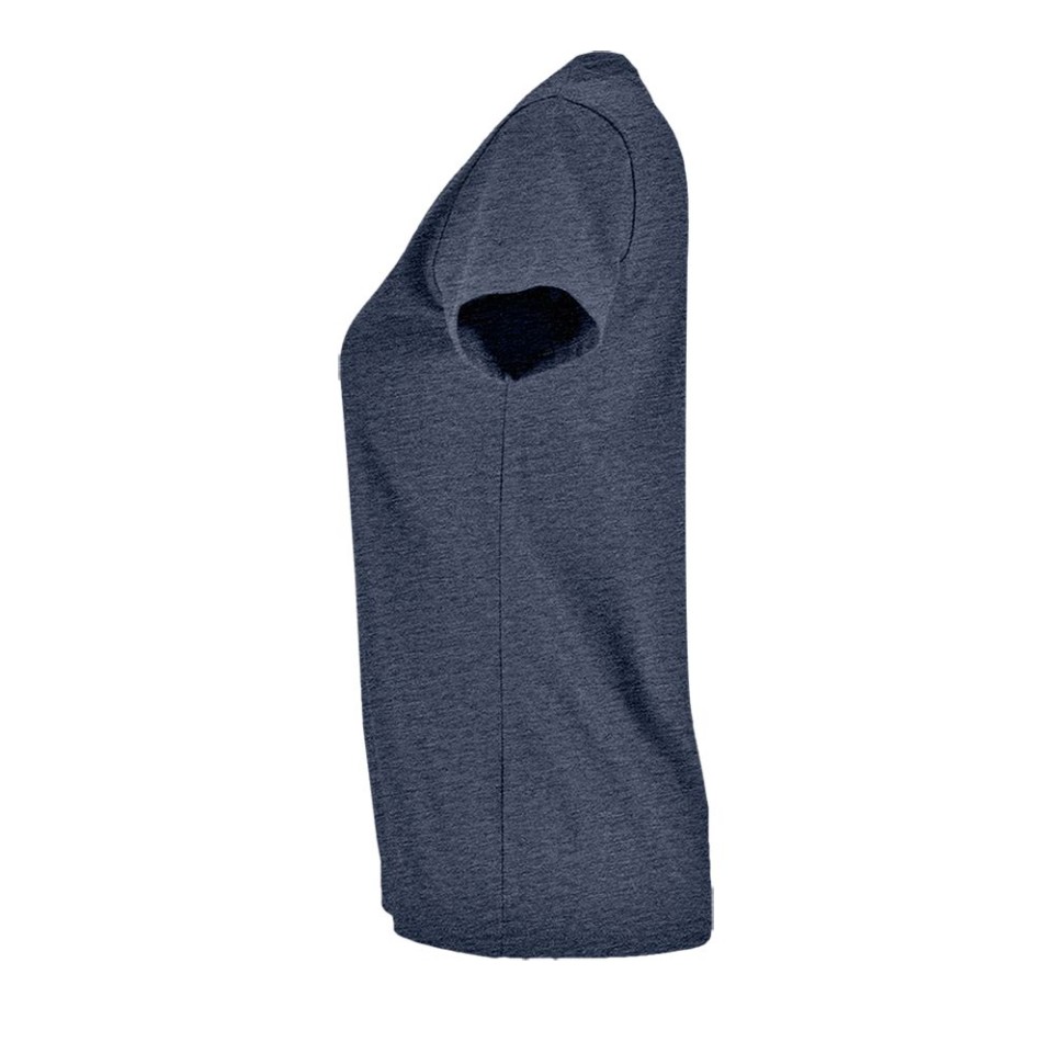 Футболка женская Imperial Fit Women синий меланж, XXL