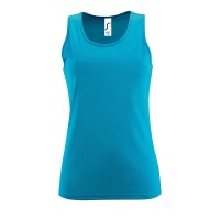 Майка женская Sporty TT Women ярко-бирюзовая, L