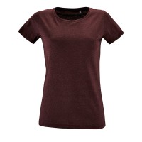 Футболка женская Regent Fit Women бордовый меланж, S