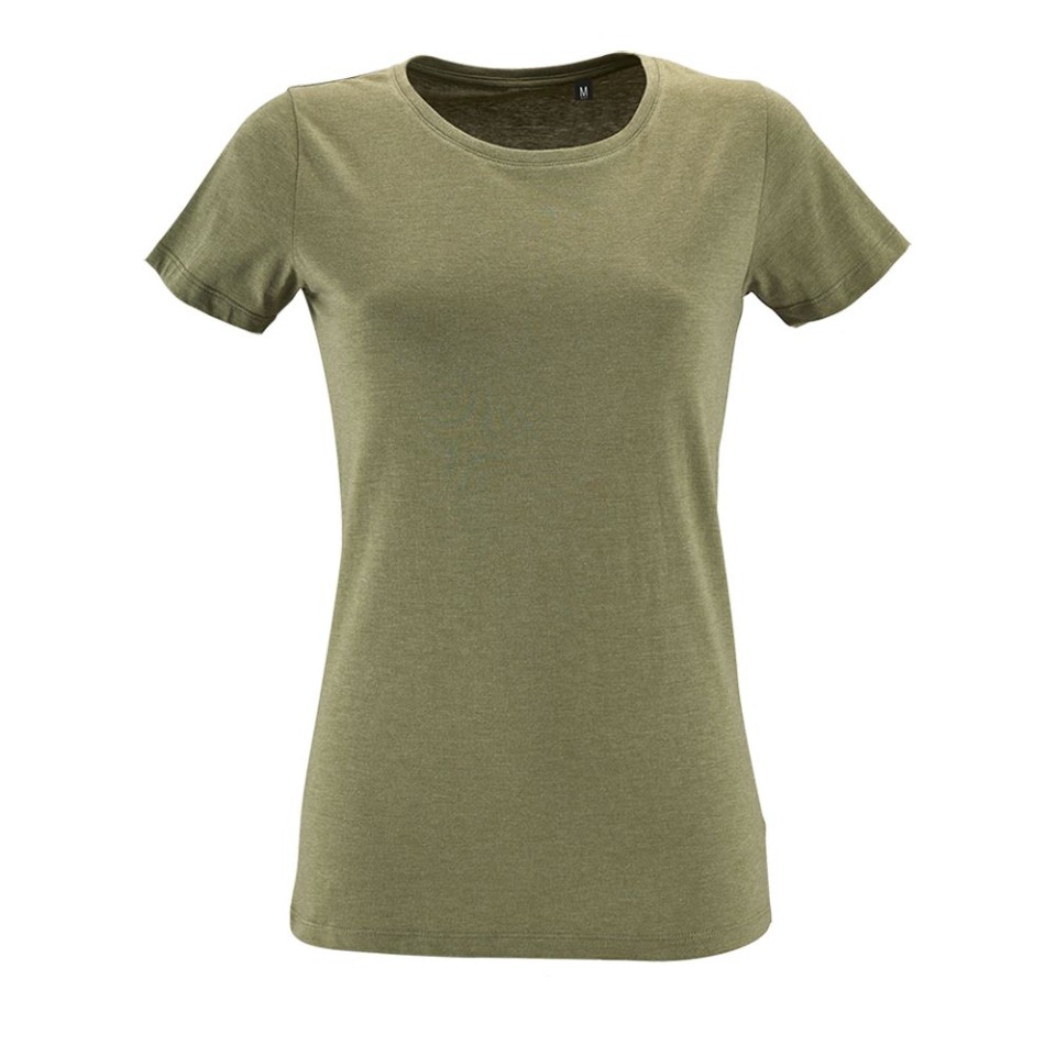 Футболка женская Regent Fit Women меланж хаки, XXL