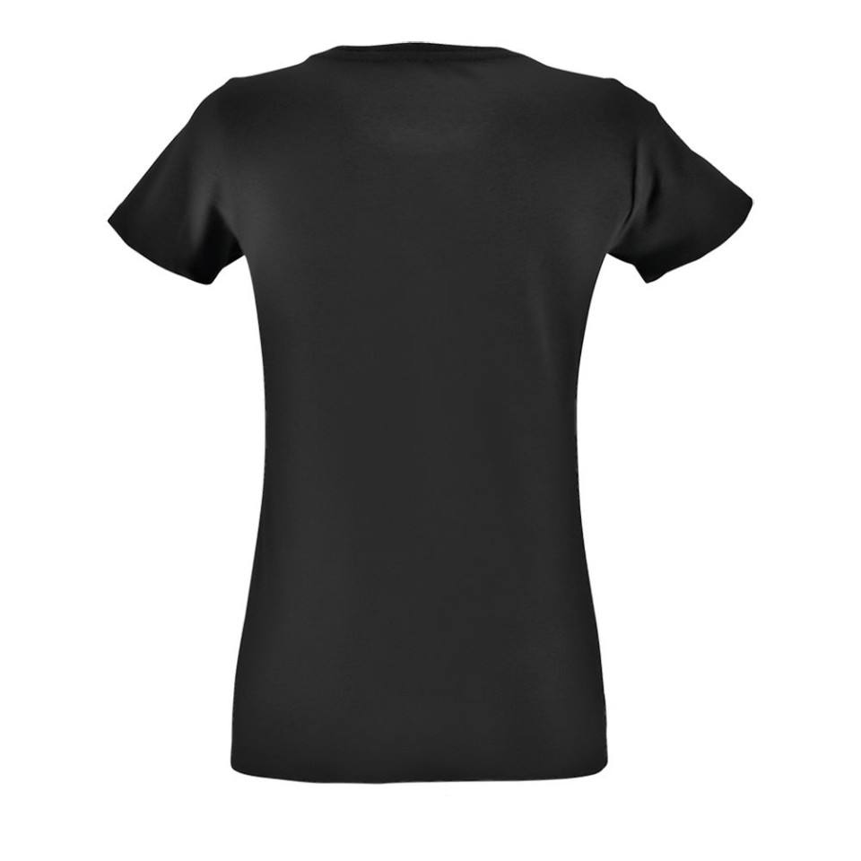 Футболка женская Regent Fit Women черная, XXL