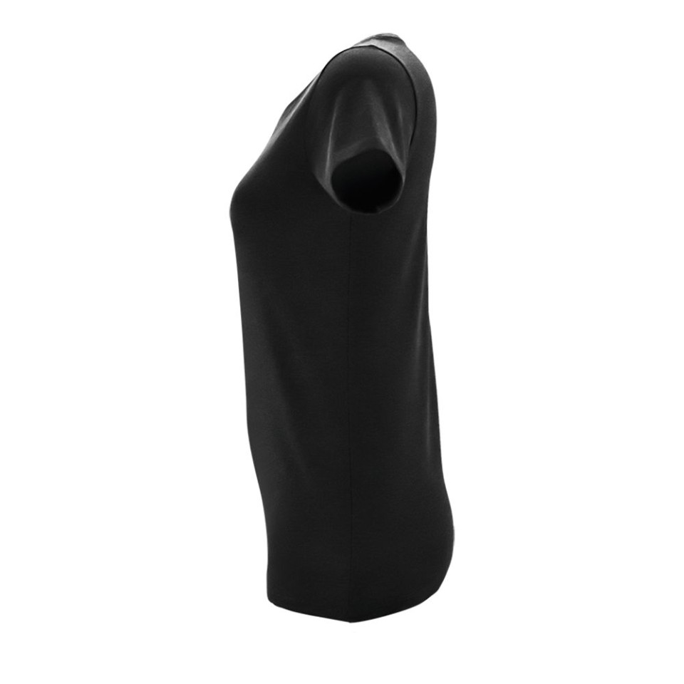 Футболка женская Regent Fit Women черная, XXL