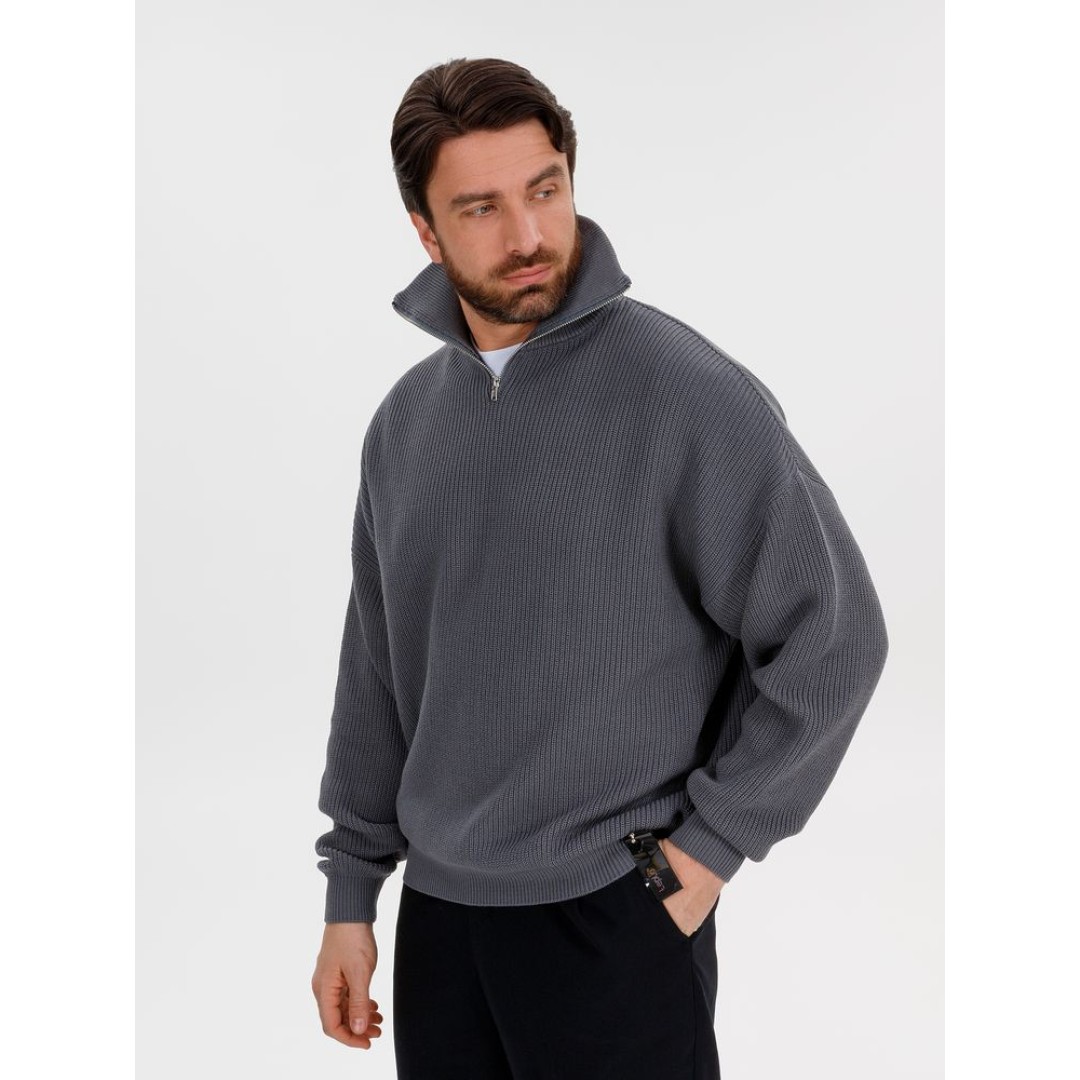 Джемпер Siluetti Birne, серый, размер S/M