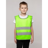 Жилет детский С-2.001Н, желтый неон, размер 98-52-48