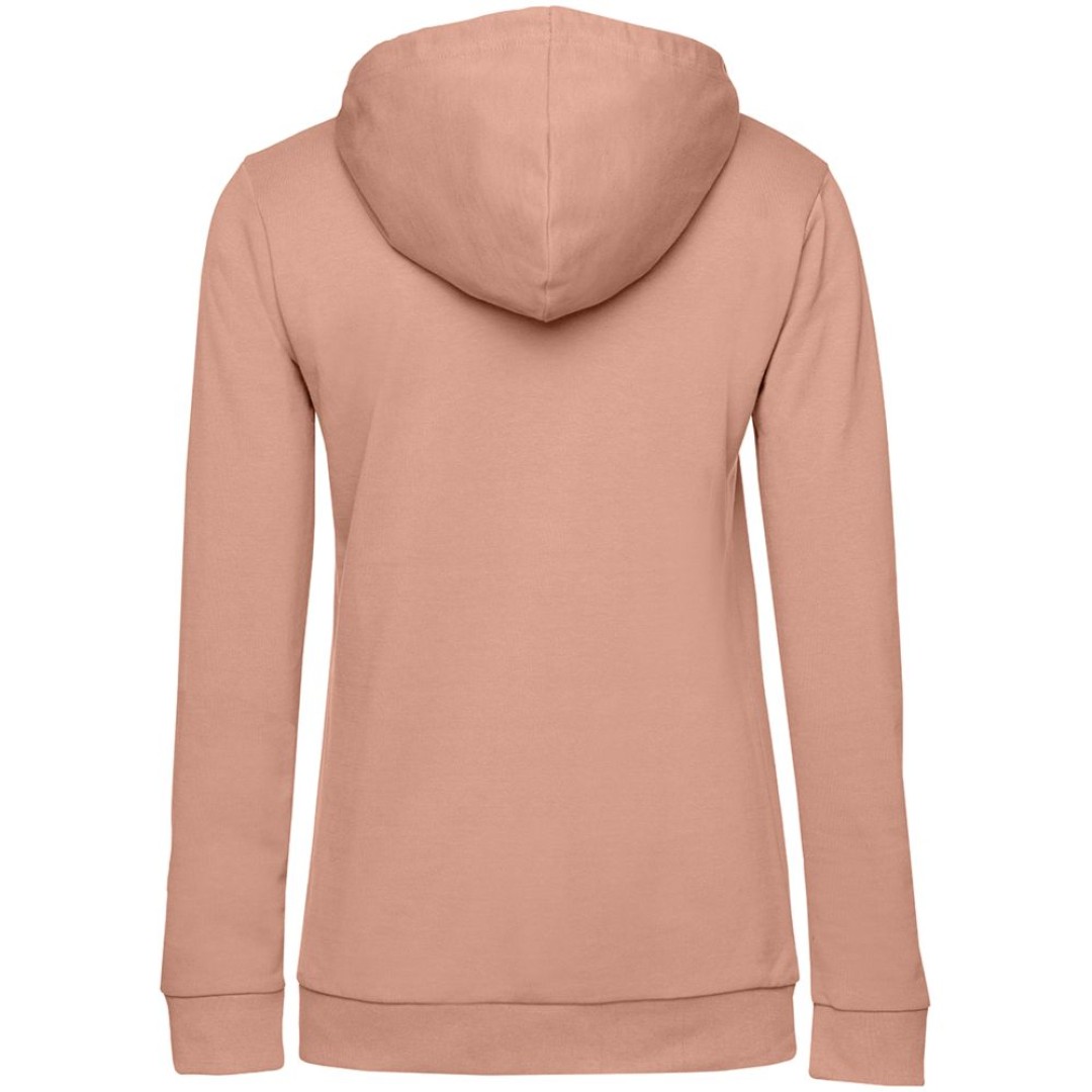 Толстовка с капюшоном женская Hoodie, бежевая (nude), L