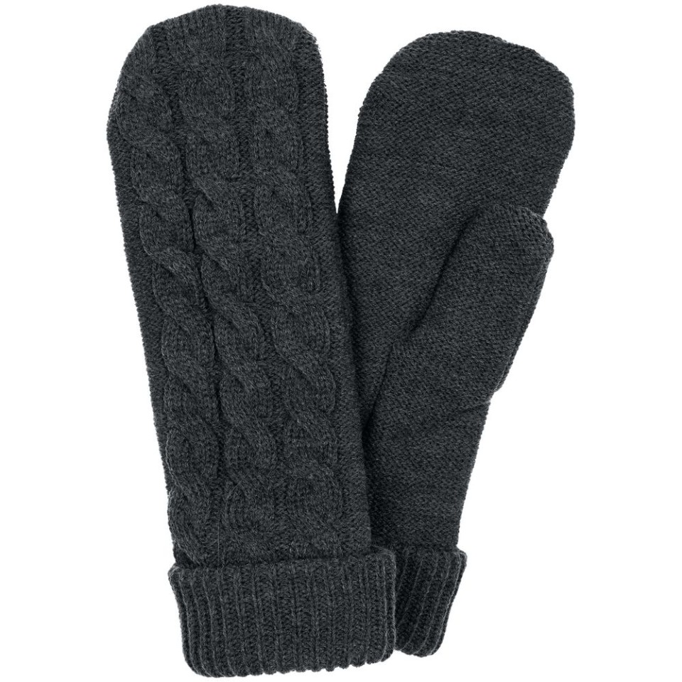 Варежки Heat Trick, темно-серый меланж, L/XL