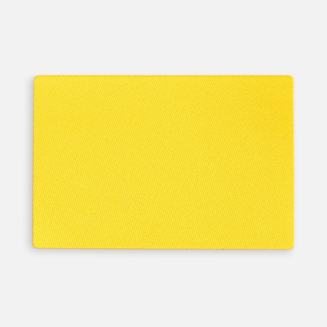 Наклейка тканевая Lunga, L, желтая