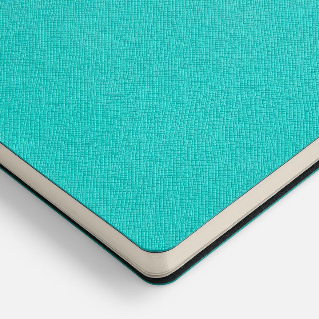 Ежедневник Lungo, недатированный, бирюзовый