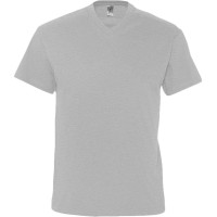 Футболка мужская с V-обр. вырезом Victory 150 серый меланж, M