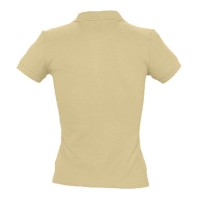 Рубашка поло женская People 210, бежевая