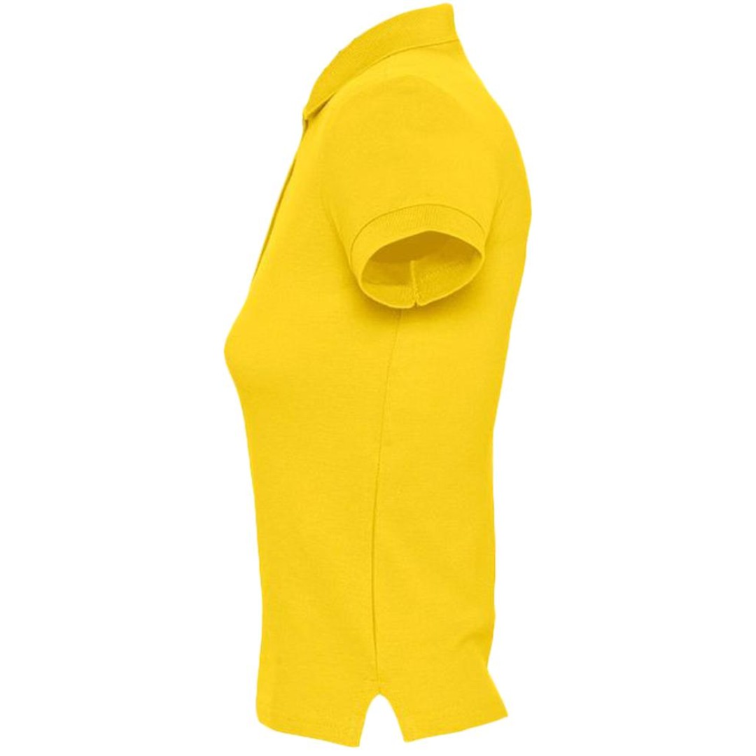 Рубашка поло женская People 210 желтая, M