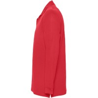 Рубашка поло мужская с длинным рукавом Star 170 красная, L