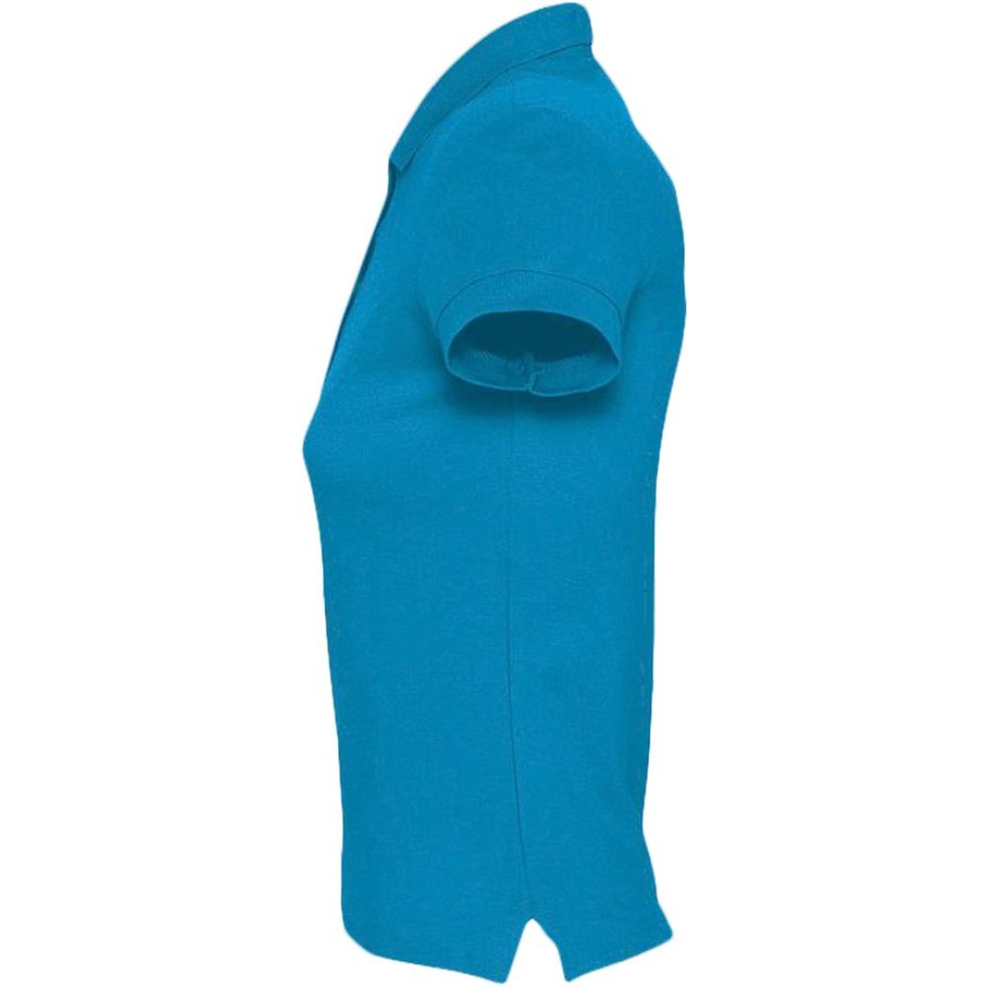 Рубашка поло женская Passion 170 ярко-бирюзовая, XL