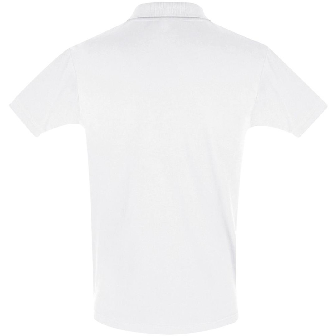 Рубашка поло мужская Perfect Men 180 белая, XL