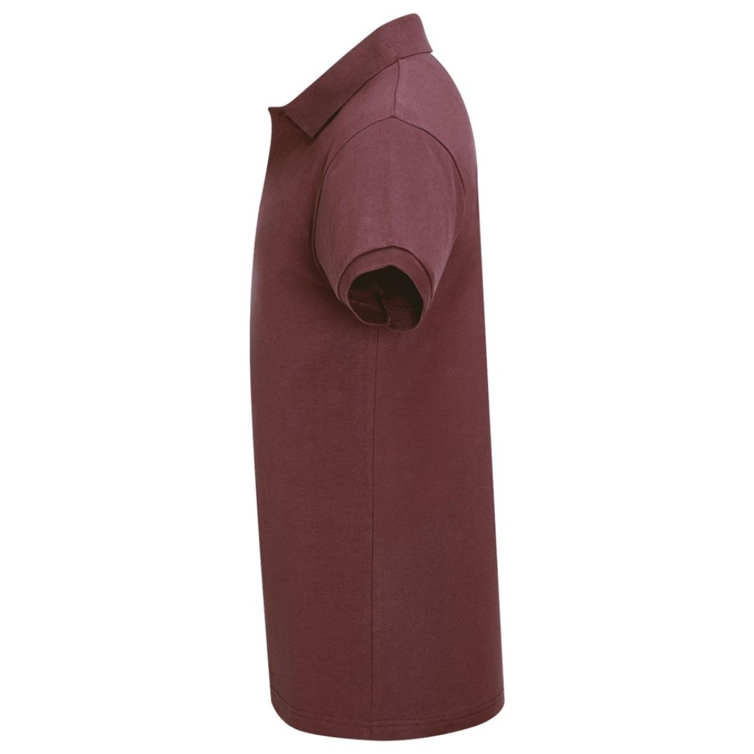 Рубашка поло мужская Perfect Men 180, бордовая, XXL