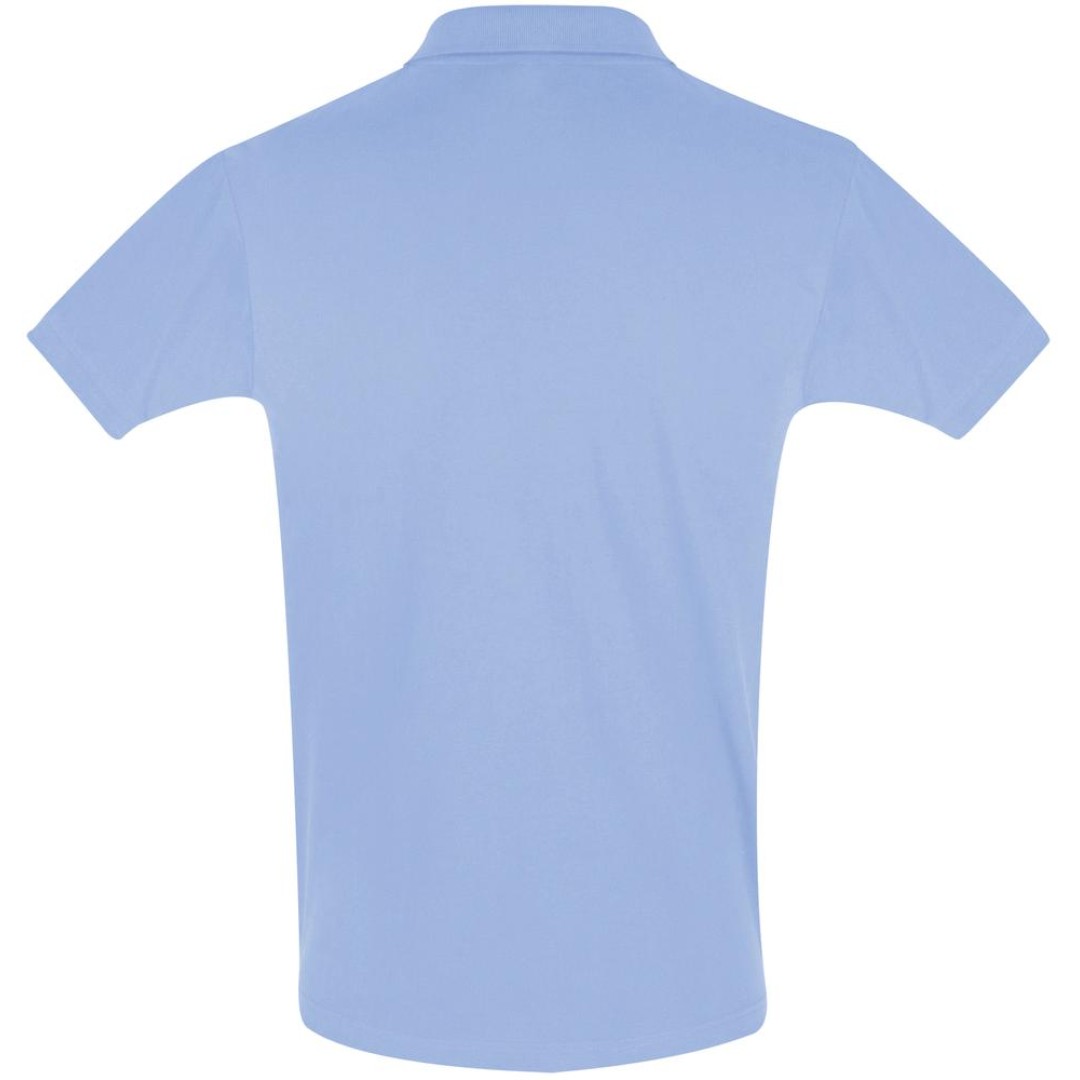 Рубашка поло мужская Perfect Men 180 голубая, XL