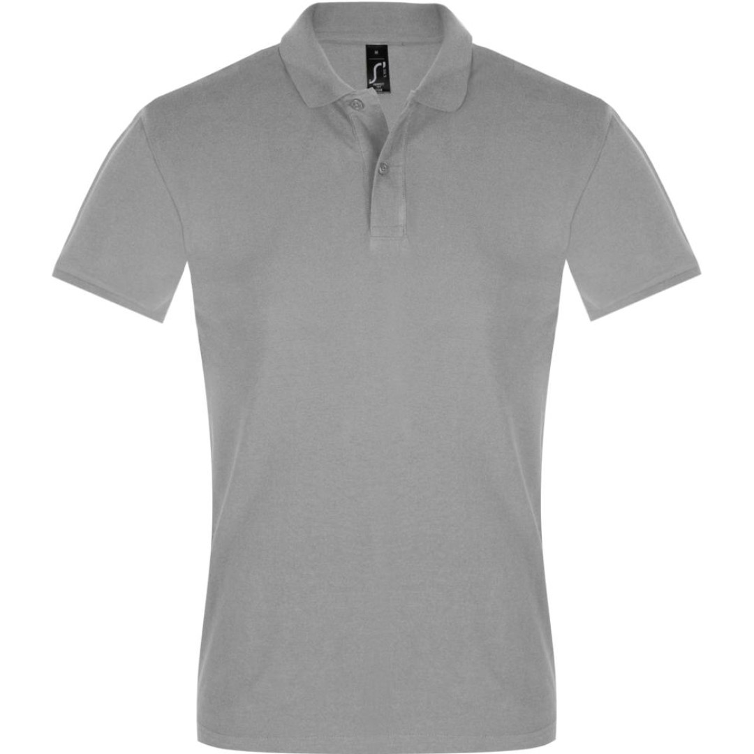 Рубашка поло мужская Perfect Men 180 серый меланж, 3XL