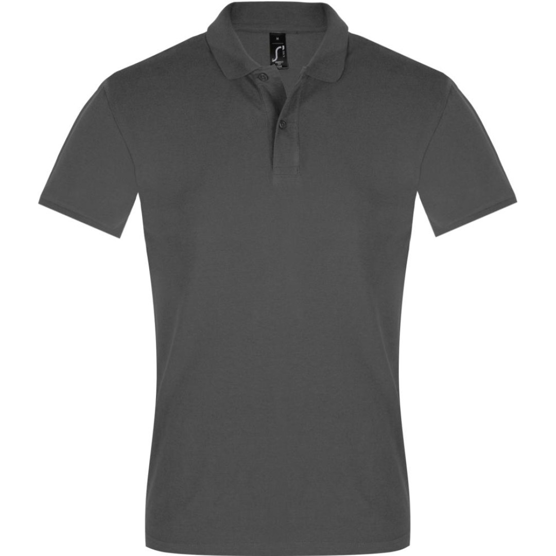 Рубашка поло мужская Perfect Men 180 темно-серая, 3XL