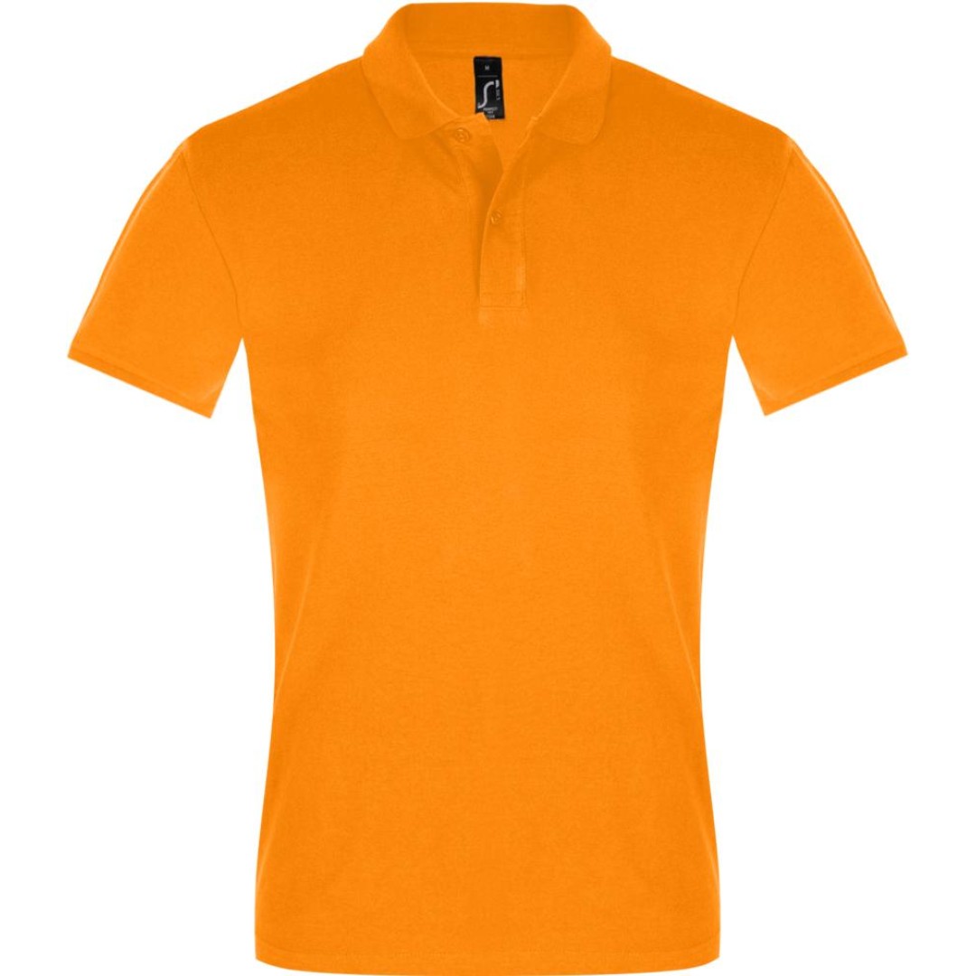 Рубашка поло мужская Perfect Men 180 оранжевая, L