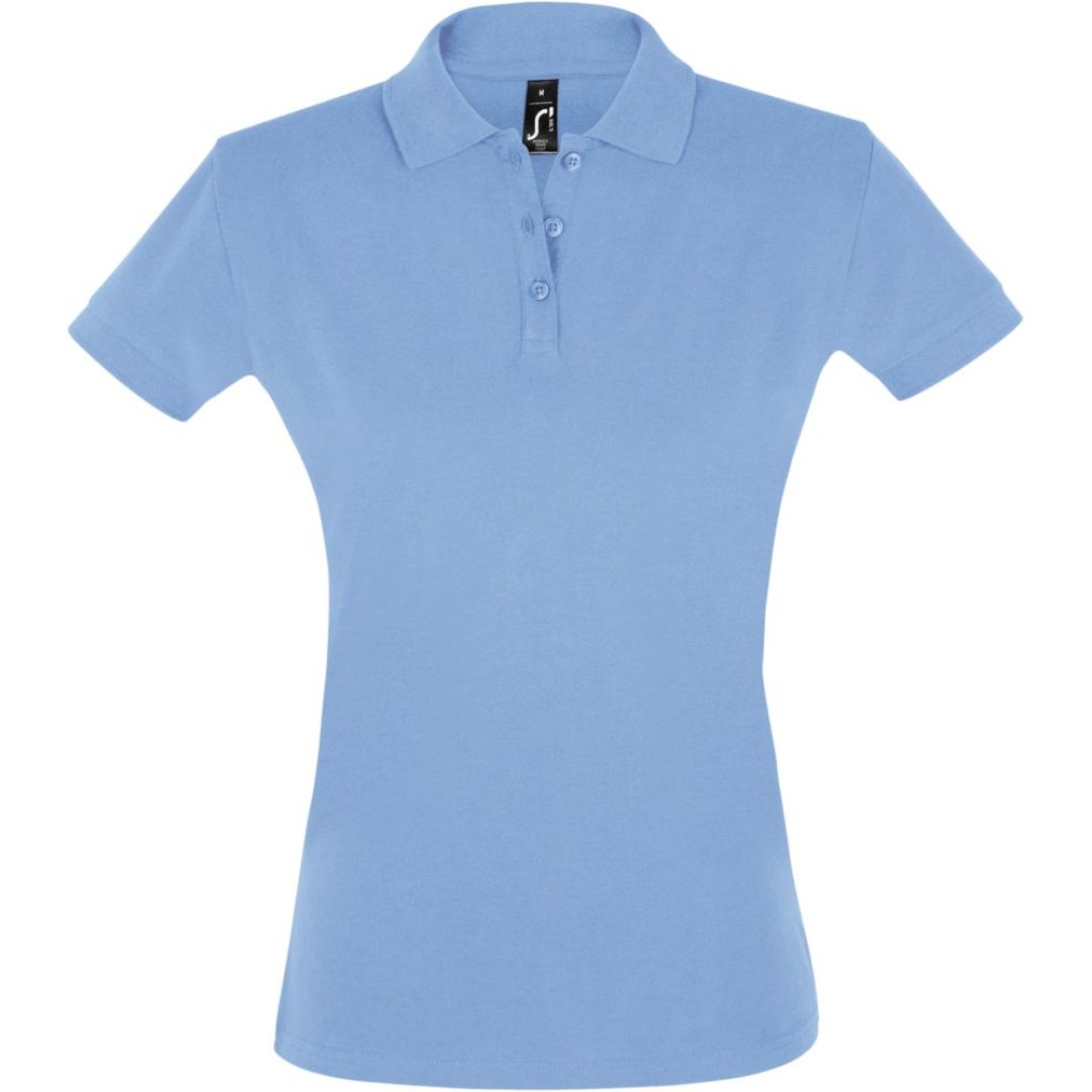 Рубашка поло женская Perfect Women 180 голубая, S