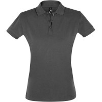 Рубашка поло женская Perfect Women 180 темно-серая, L