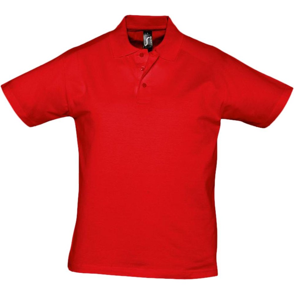 Рубашка поло мужская Prescott men 170 красная, XXL