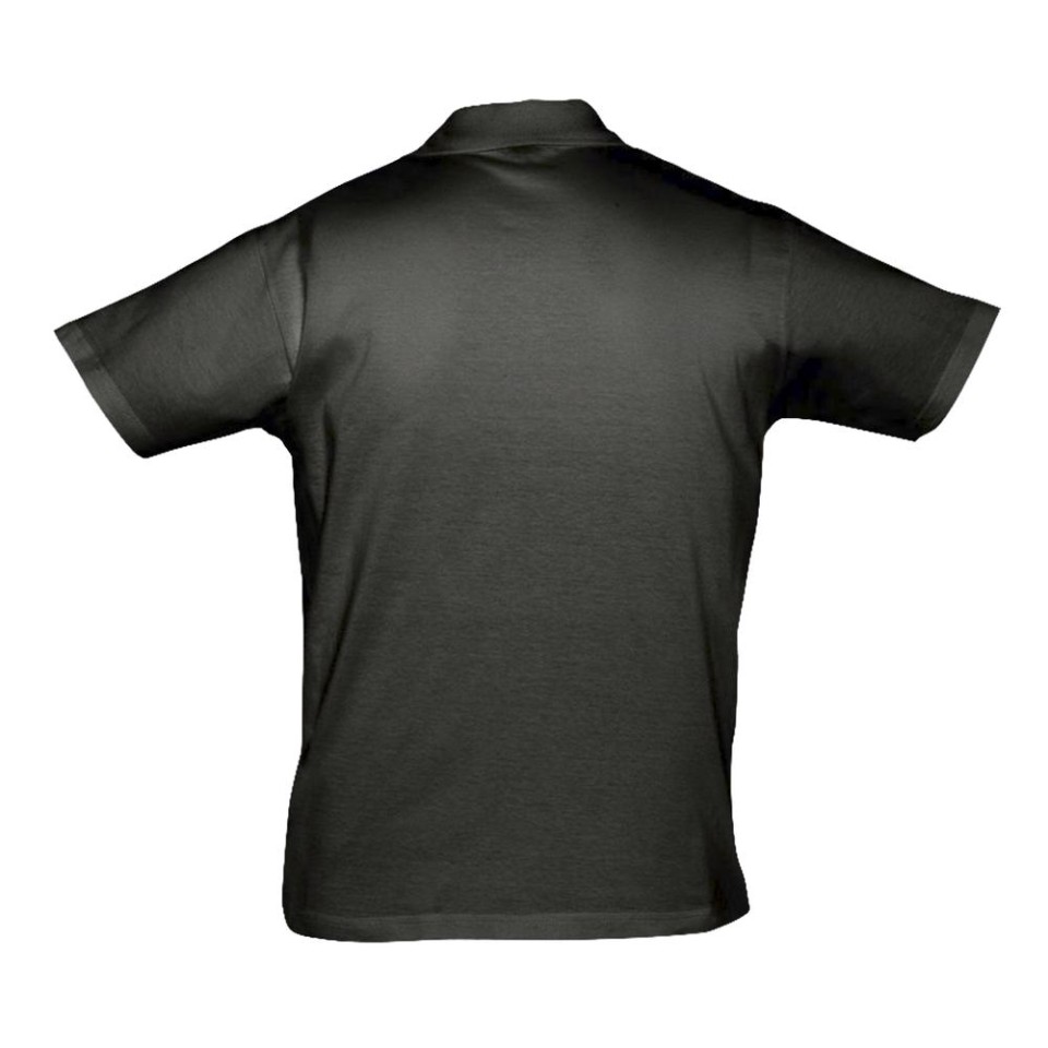 Рубашка поло мужская Prescott men 170 черная, L