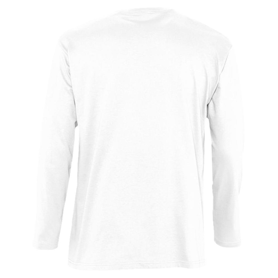 Футболка мужская с длинным рукавом Monarch 150 белая, L