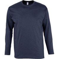 Футболка мужская с длинным рукавом Monarch 150 темно-синяя, XL